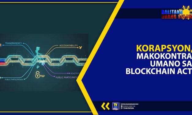 KORAPSYON, MAKOKONTRA UMANO SA BLOCKCHAIN ACT
