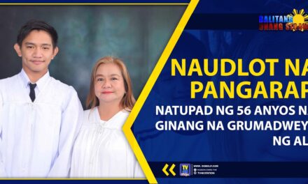 NAUDLOT NA PANGARAP, NATUPAD NG 56 ANYOS NA GINANG NA GRUMADWEYT NG ALS