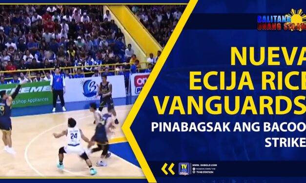 NUEVA ECIJA RICE VANGUARDS, PINABAGSAK ANG BACOOR STRIKER