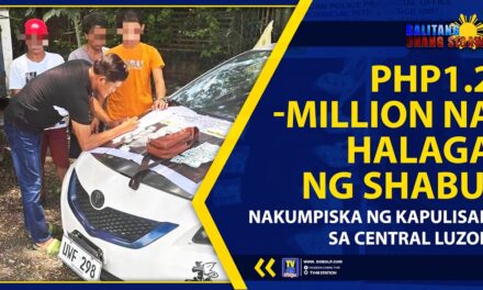 PHP1.2-MILLION NA HALAGA NG SHABU, NAKUMPISKA NG KAPULISAN SA CENTRAL LUZON