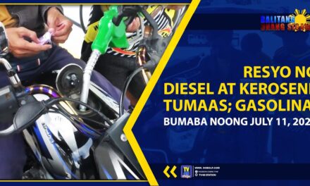 PRESYO NG DIESEL AT KEROSENE TUMAAS; GASOLINA, BUMABA NOONG JULY 11, 2023