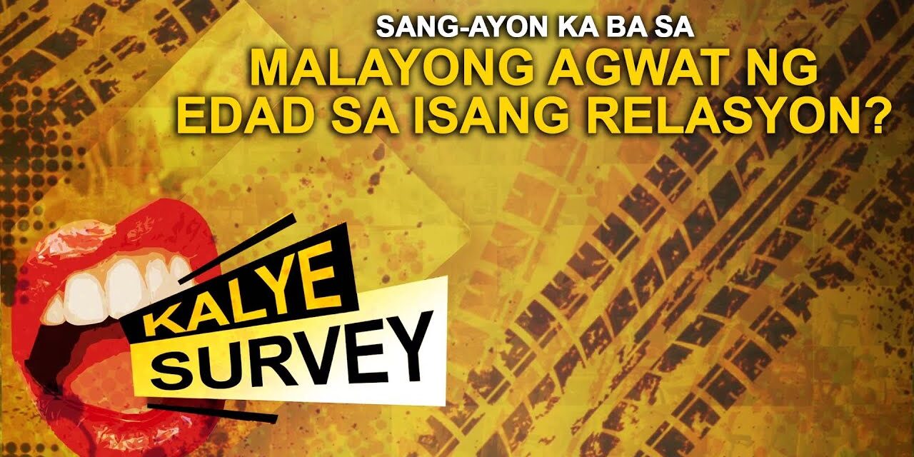 SANG-AYON KA BA SA MALAYONG AGWAT NG EDAD SA ISANG RELASYON?