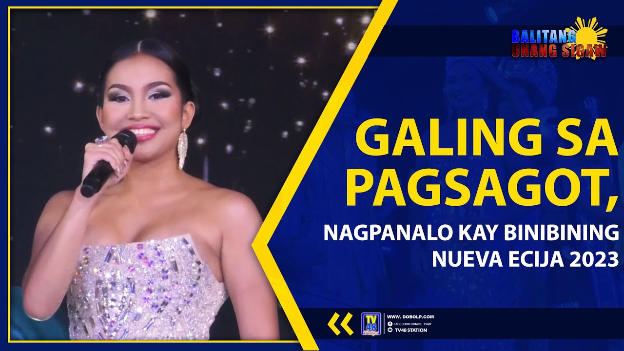GALING SA PAGSAGOT, NAGPANALO KAY BINIBINING NUEVA ECIJA 2023