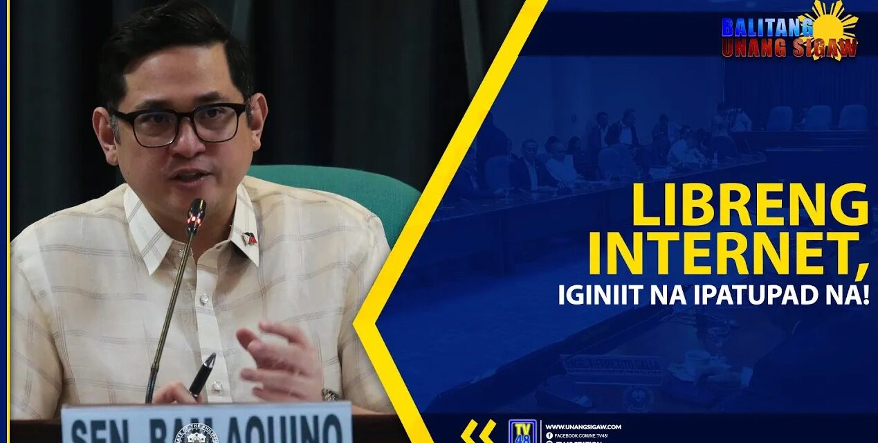 LIBRENG INTERNET, IGINIIT NA IPATUPAD NA!