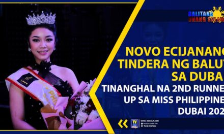 NOVO ECIJANANG TINDERA NG BALUT SA DUBAI, TINANGHAL NA 2ND RUNNER UP SA MISS PHILIPPINES DUBAI 2023