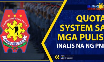 QUOTA SYSTEM SA MGA PULIS, INALIS NA NG PNP