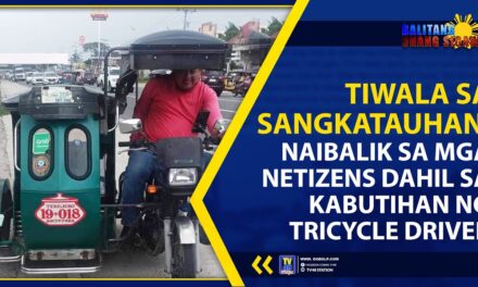 TIWALA SA SANGKATAUHAN, NAIBALIK SA MGA NETIZENS DAHIL SA KABUTIHAN NG TRICYCLE DRIVER