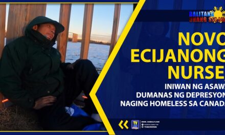 NOVO ECIJANONG NURSE, INIWAN NG ASAWA DUMANAS NG DEPRESYON; NAGING HOMELESS SA CANADA