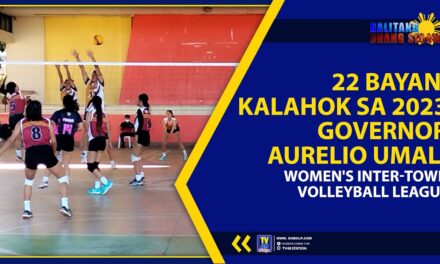22 BAYAN KALAHOK SA 2023 GOVERNOR AURELIO UMALI WOMEN’S INTER-TOWN VOLLEYBALL LEAGUE