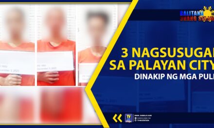 3 NAGSUSUGAL SA PALAYAN CITY, DINAKIP NG MGA PULIS