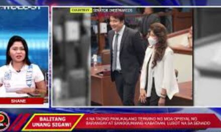 4 NA TAONG PANUKALANG TERMINO NG MGA OPISYAL NG BARANGAY AT SANGGUNIANG KABATAAN, LUSOT NA SA SENADO