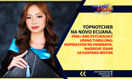 TOPNOTCHER NA NOVO ECIJANA, PINILI ANG PSYCHOLOGY UPANG TUMULONG: INSPIRASYON NG PANDEMYA, NAGBIGAY-DAAN SA KANYANG MISYON