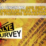 ANO SA TINGIN MO ANG SIMPLENG PAMAMARAAN PARA MAIPAKITA ANG PAGIGING MAKABAYAN