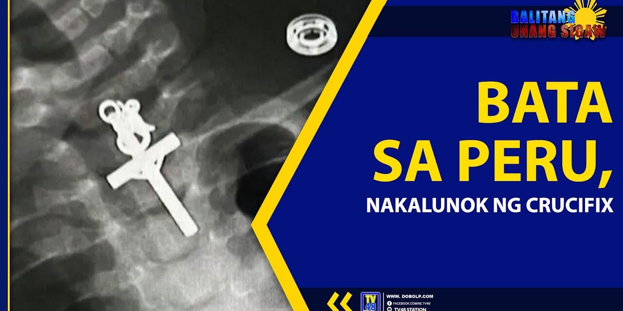 BATA SA PERU, NAKALUNOK NG CRUCIFIX