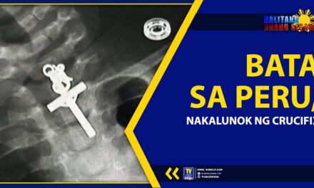 BATA SA PERU, NAKALUNOK NG CRUCIFIX