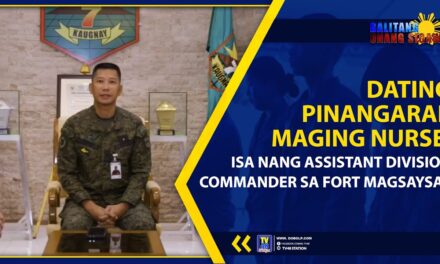 DATING PINANGARAP MAGING NURSE, ISA NANG ASSISTANT DIVISION COMMANDER SA FORT MAGSAYSAY