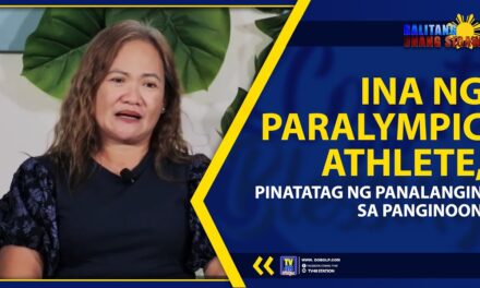 INA NG PARALYMPIC ATHLETE, PINATATAG NG PANALANGIN SA PANGINOON
