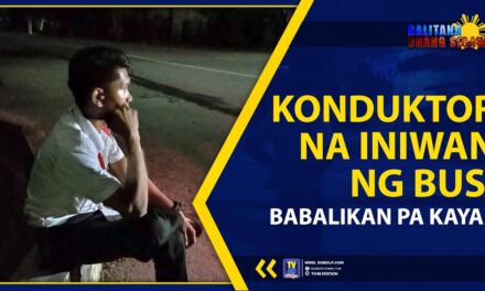 KONDUKTOR NA INIWAN NG BUS, BABALIKAN PA KAYA?