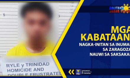 MGA KABATAAN, NAGKA-INITAN SA INUMAN SA ZARAGOZA; NAUWI SA SAKSAKAN