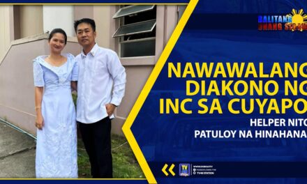 NAWAWALANG DIAKONO NG INC SA CUYAPO, HELPER NITO, PATULOY NA HINAHANAP