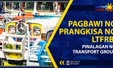 PAGBAWI NG PRANGKISA NG LTFRB, PINALAGAN NG TRANSPORT GROUP