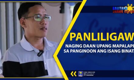 PANLILIGAW, NAGING DAAN UPANG MAPALAPIT SA PANGINOON ANG ISANG BINATA