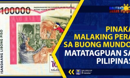 PINAKAMALAKING PERA SA BUONG MUNDO, MATATAGPUAN SA PILIPINAS