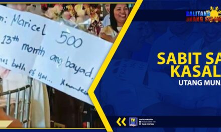 SABIT SA KASAL, UTANG MUNA