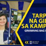 TARPAULIN NA GINAMIT SA KAMPANYA, GINAWANG BAG SA SAN ISIDRO
