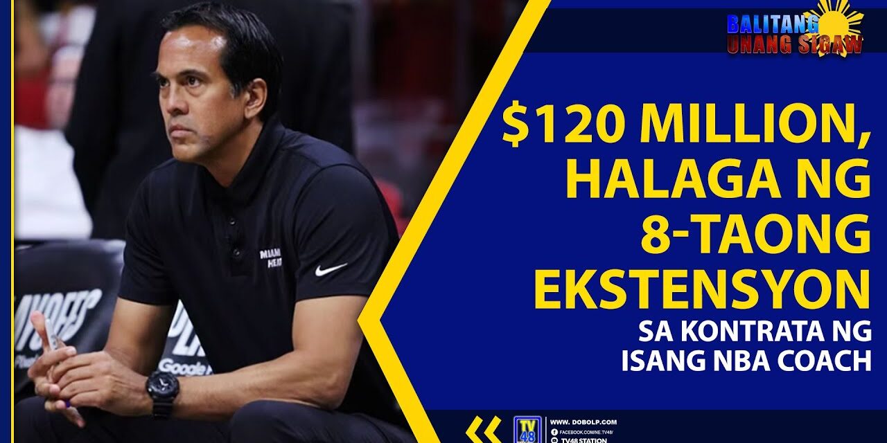 $120 MILLION, HALAGA NG 8-TAONG EKSTENSYON SA KONTRATA NG ISANG NBA COACH