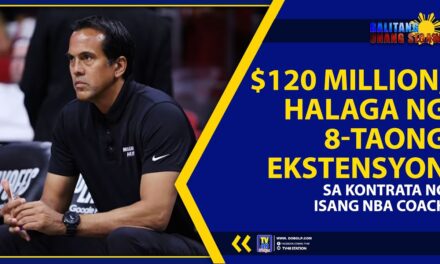 $120 MILLION, HALAGA NG 8-TAONG EKSTENSYON SA KONTRATA NG ISANG NBA COACH