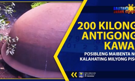 200 KILONG ANTIGONG KAWA, POSIBLENG MAIBENTA NG KALAHATING MILYONG PISO