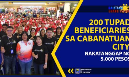 200 TUPAD BENEFICIARIES SA CABANATUAN CITY, NAKATANGGAP NG 5,000 PESOS
