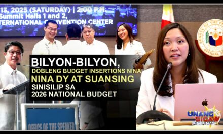 Bilyon-Bilyon, Dobleng Budget Insertions nina Dy at Suansing Sinisilip sa 2026 National Budget