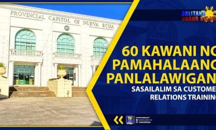 60 KAWANI NG PAMAHALAANG PANLALAWIGAN, SASAILALIM SA CUSTOMER RELATIONS TRAINING