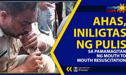 AHAS, INILIGTAS NG PULIS SA PAMAMAGITAN NG MOUTH TO MOUTH RESUSCITATION