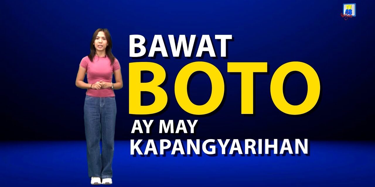 ANG BOTO MO AY BOSES MO