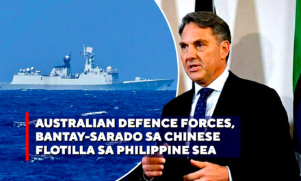 Australian Defence Forces, Bantay-Sarado sa Chinese Flotilla sa Philippine Sea