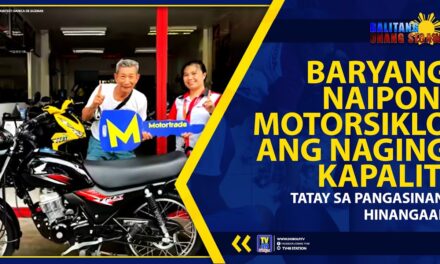 BARYANG NAIPON, MOTORSIKLO ANG NAGING KAPALIT: TATAY SA PANGASINAN, HINANGAAN