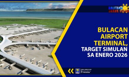 BULACAN AIRPORT TERMINAL, TARGET SIMULAN SA ENERO 2026