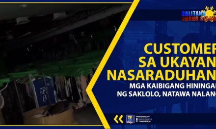 CUSTOMER SA UKAYAN, NASARADUHAN; MGA KAIBIGANG HININGAN NG SAKLOLO, NATAWA NALANG