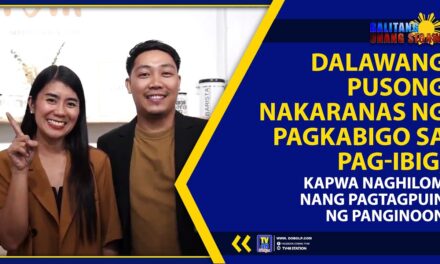 DALAWANG PUSONG NAKARANAS NG PAGKABIGO SA PAG-IBIG, KAPWA NAGHILOM NANG PAGTAGPUIN NG PANGINOON