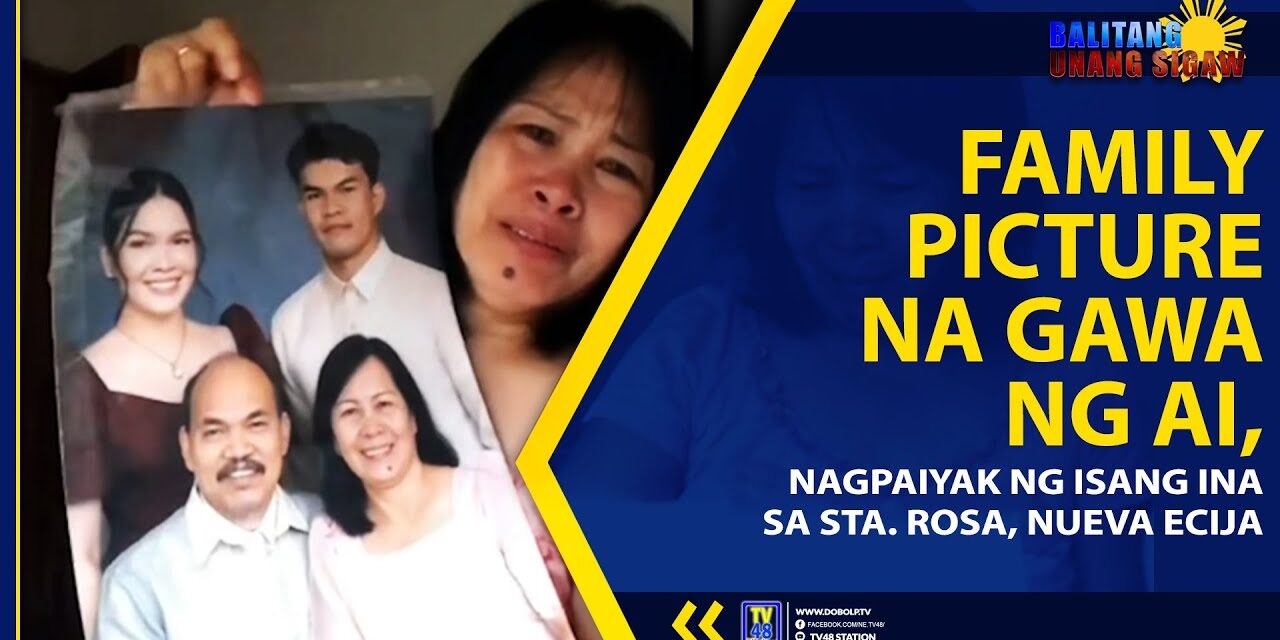 FAMILY PICTURE NA GAWA NG AI, NAGPAIYAK NG ISANG INA SA STA. ROSA, NUEVA ECIJA