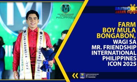 FARM BOY MULA BONGABON, WAGI SA MR. FRIENDSHIP INTERNATIONAL PHILIPPINES ICON 2025