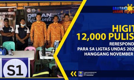 HIGIT 12,000 PULIS, RERESPONDE PARA SA LIGTAS UNDAS 2025 HANGGANG NOVEMBER 5