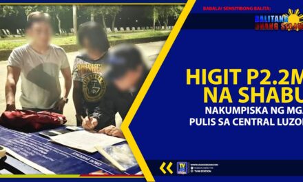 Higit ₱2.2M na Shabu Nakumpiska ng mga Pulis sa Central Luzon