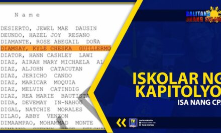 ISKOLAR NG KAPITOLYO, ISA NANG CPA