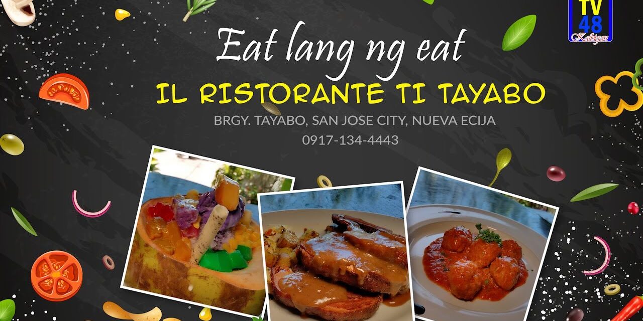 KAMATIS NG SAN JOSE CITY, KESO NG SCIENCE CITY OF MUÑOZ INIHALO SA ITALIAN DISHES!