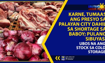 KARNE, TUMAAS ANG PRESYO SA PALAYAN CITY DAHIL SA SHORTAGE SA BABOY; PULANG SIBUYAS, UBOS NA ANG STOCK SA COLD STORAGE