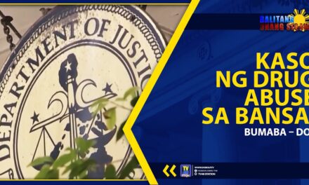 KASO NG DRUG ABUSE SA BANSA, BUMABA – DOJ
